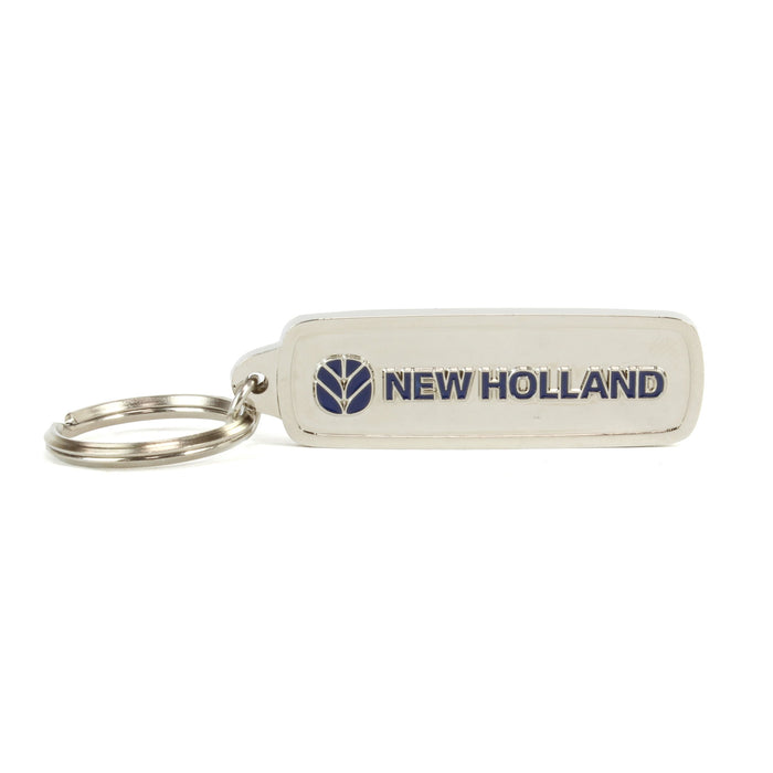 New Holland Logo Metal Keychain