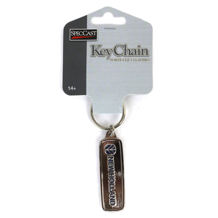 New Holland Logo Metal Keychain