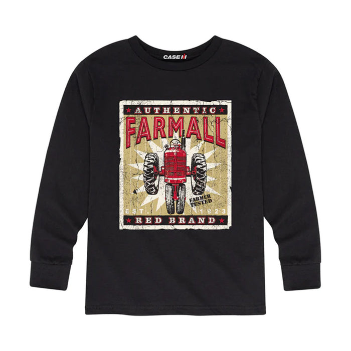 Toddler Farmall Farmer Tested Long Sleeve Shirt