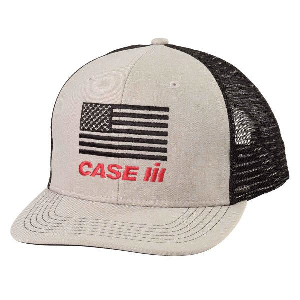 Case IH American Flag Cap with Black Mesh Back