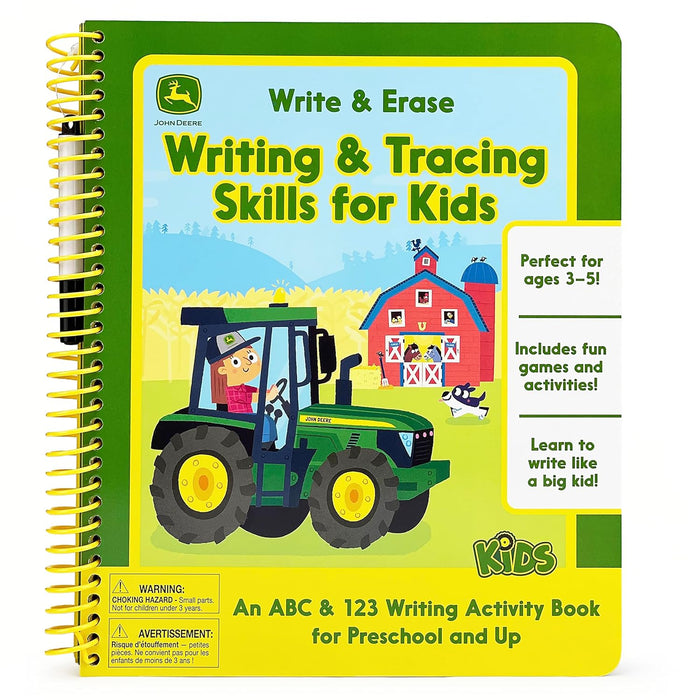 John Deere Writing & Tracing Skills for Kids