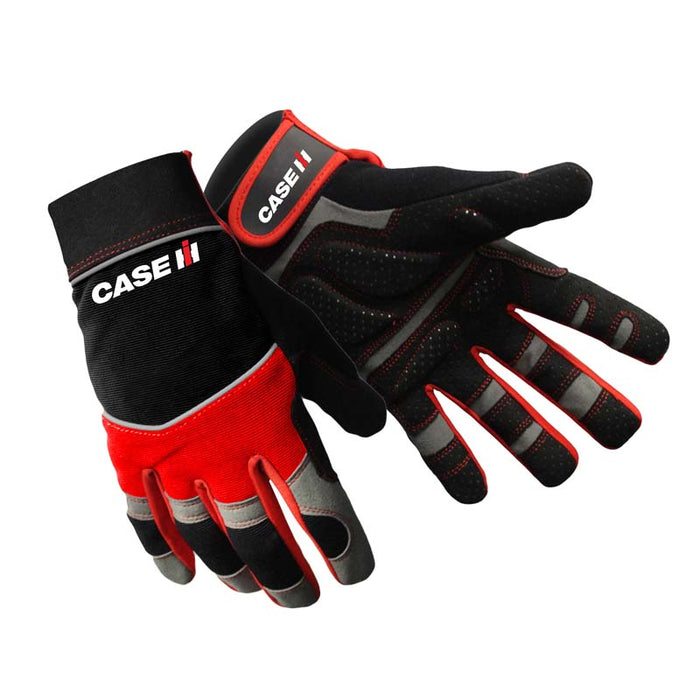 Black & Red Case IH Torque Tech Gloves