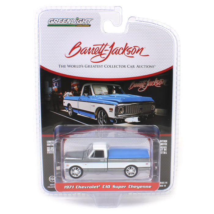 Raw Chase ~ 1/64 1971 Chevrolet C10 Super Cheyenne Custom Pickup, Barrett-Jackson Series 14