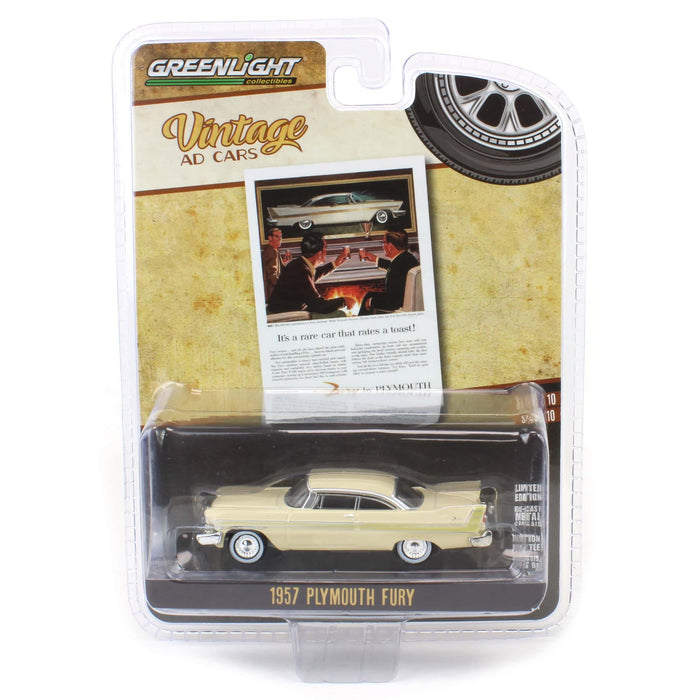 1/64 1957 Plymouth Fury, Vintage Ad Cars Series 10