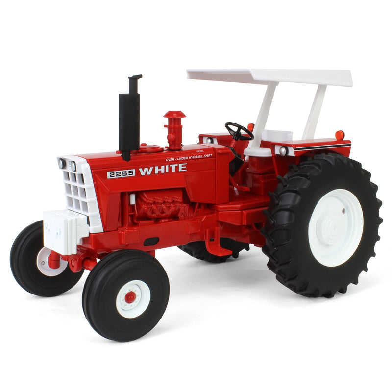 (B&D) 1/16 White 2255 2WD Tractor with ROPS & Canopy, ERTL Prestige Collection - Damaged Box
