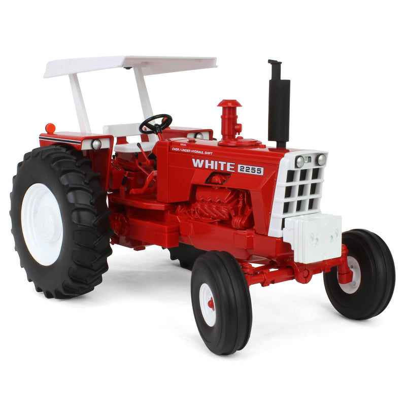 (B&D) 1/16 White 2255 2WD Tractor with ROPS & Canopy, ERTL Prestige Collection - Damaged Box