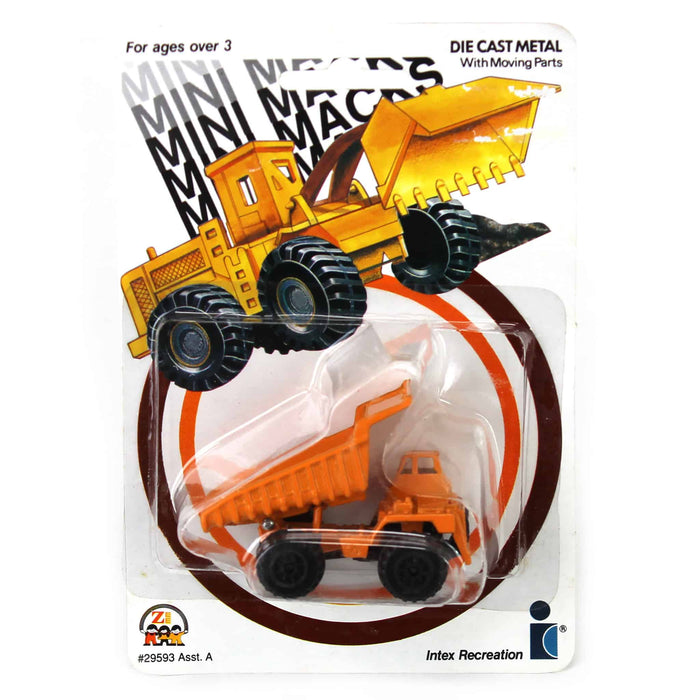 Mini Macks Orange Dump Truck by Intex