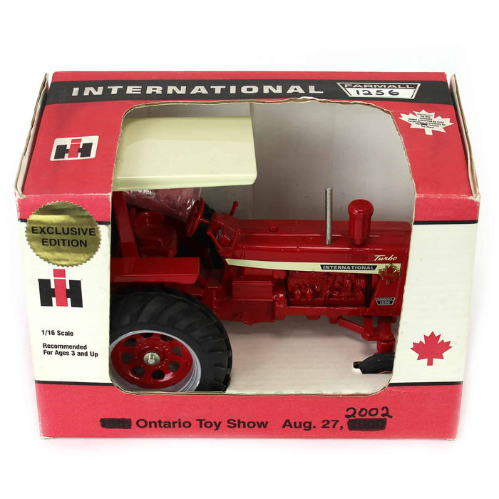 (B&D) 1/16 International 1256 w/ ROPS, 2002 Ontario Show Tractor, Made in the USA - Incorrect Box