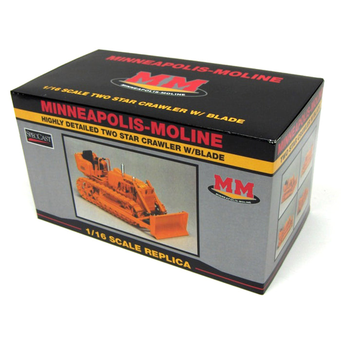 1/16 Minneapolis Moline 2 Star Crawler with Blade on Steel Tracks