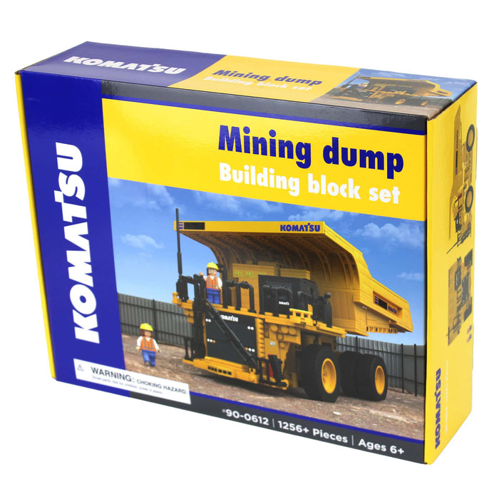 Komatsu Mining Dump 1256+ Piece Building Block Set by First Gear, Inc.