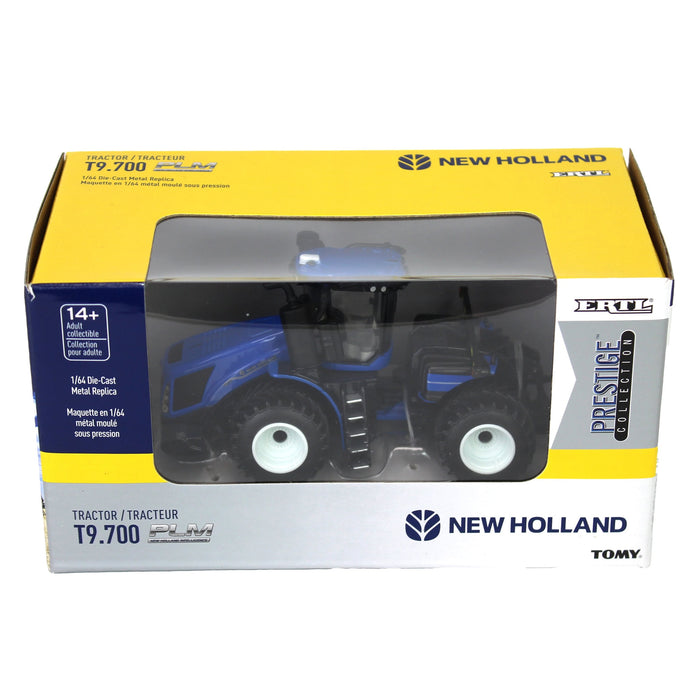 (B&D) 1/64 New Holland T9.700 with PLM Intelligence and Large LSW Tires, ERTL Prestige Collection - Damaged Box