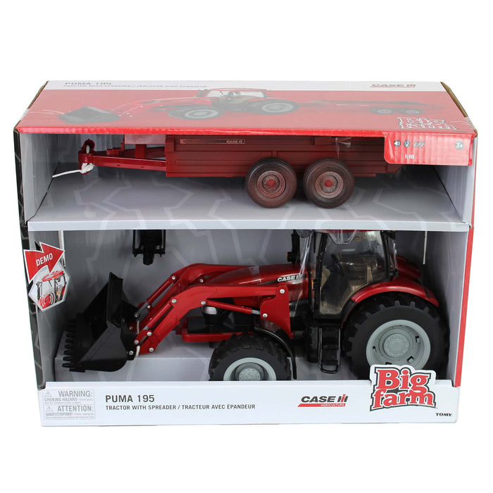 1/16 ERTL Big Farm Case IH Puma 195 with Loader & "Muddy" Spreader