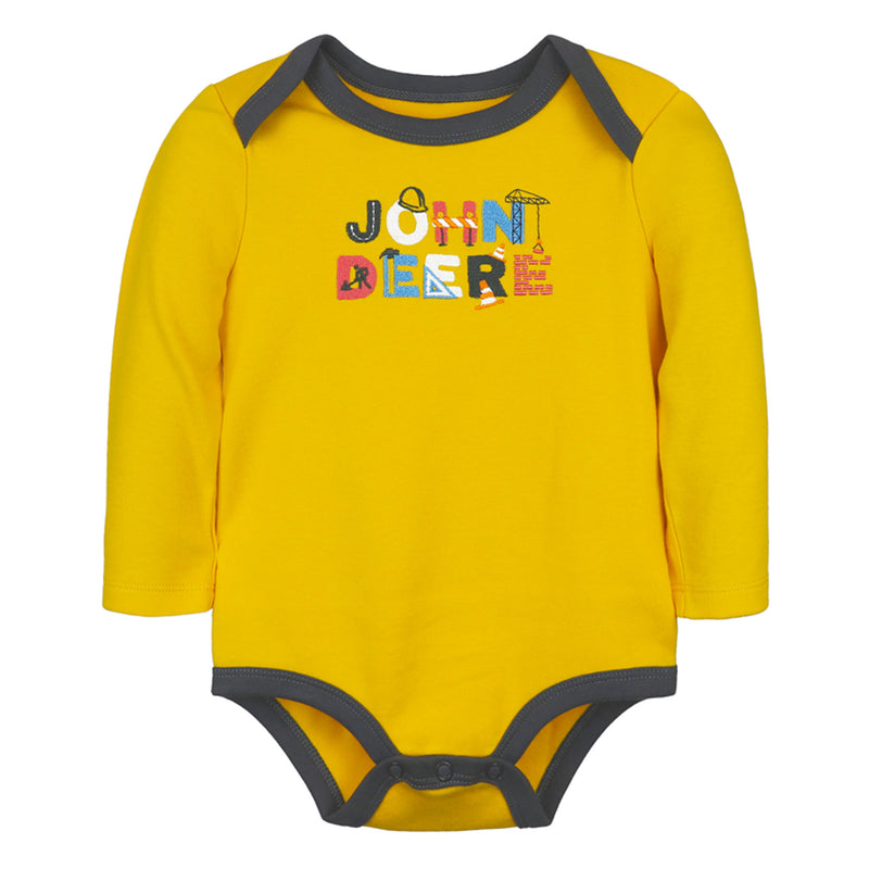 Infant John Deere Construction Equipment Onesy