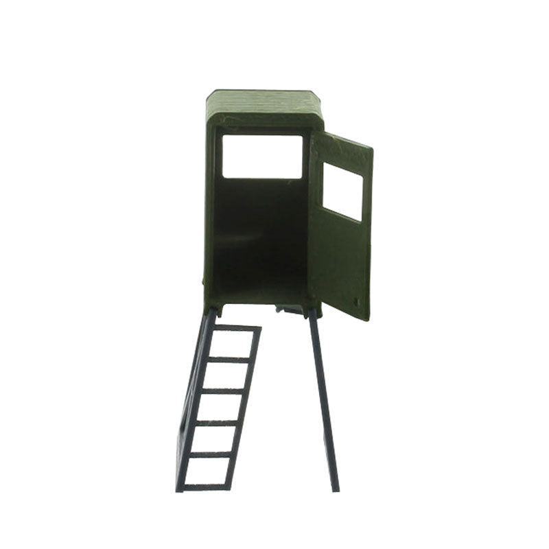 1/64 Camo Green Hunting Stand, 3D Printed