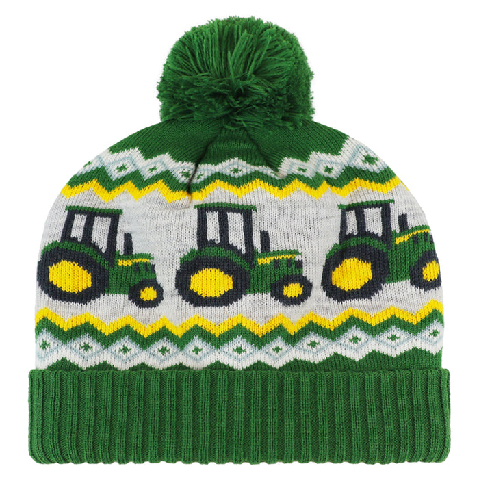 Toddler John Deere Tractors Green & Yellow Beanie Hat