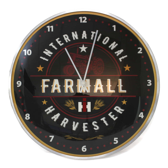 12in International Harvester Farmall Wall Clock