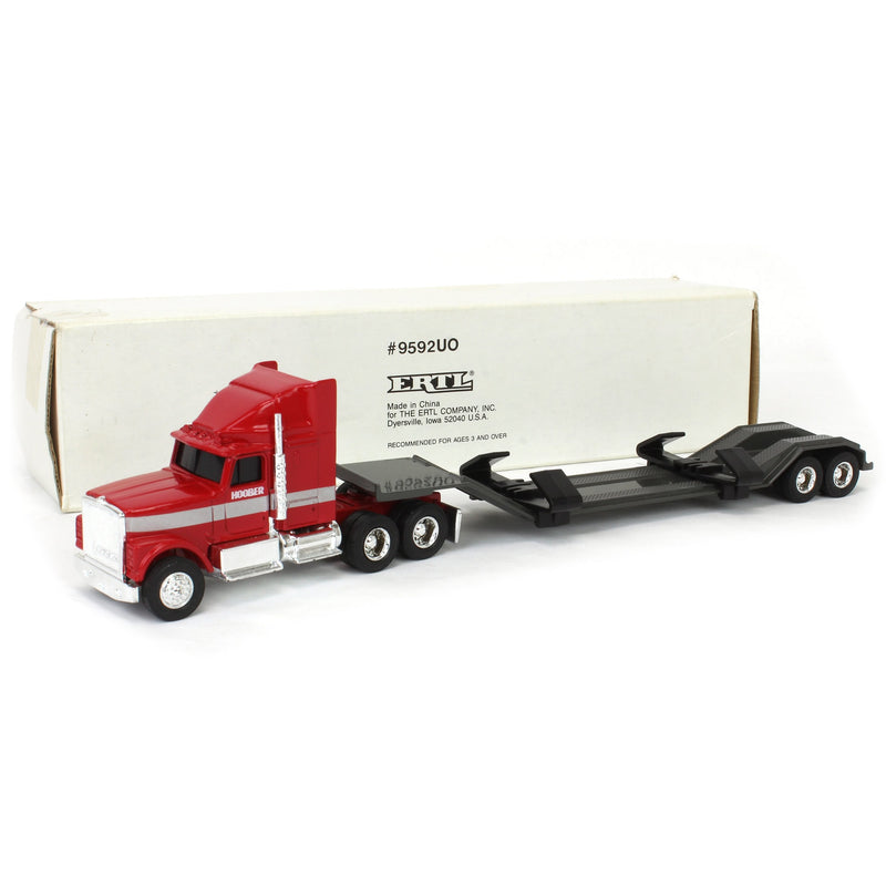 1/64 International Semi Truck with Sleeper Cab & Lowboy Trailer, Hoober