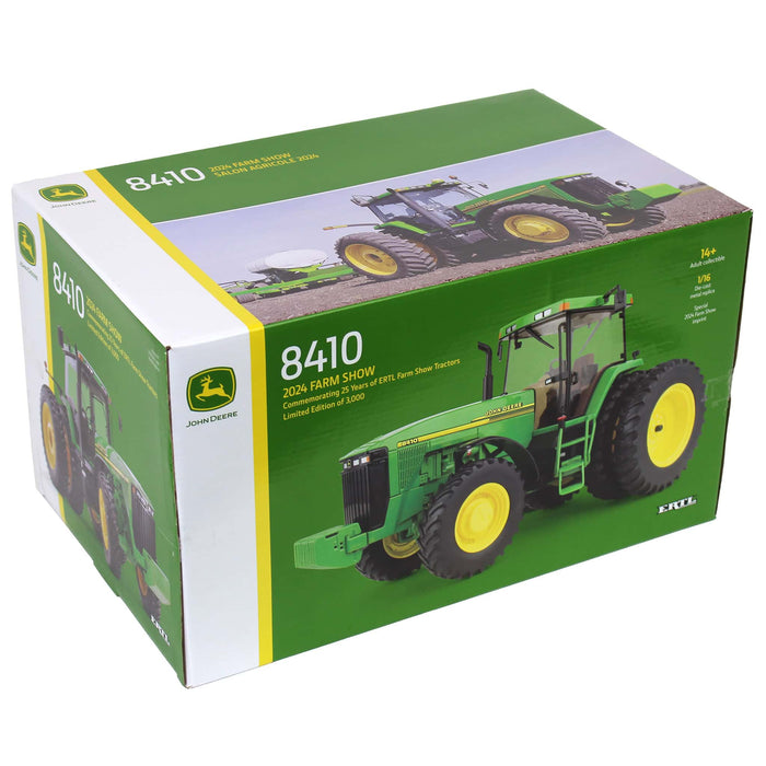 (B&D) 1/16 John Deere 8410 Tractor, Farm Show 25th Anniversary - Damaged Box