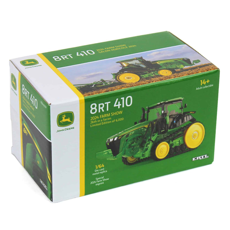 1/64 John Deere 8RT 410 Tractor by ERTL, 2024 Farm Show