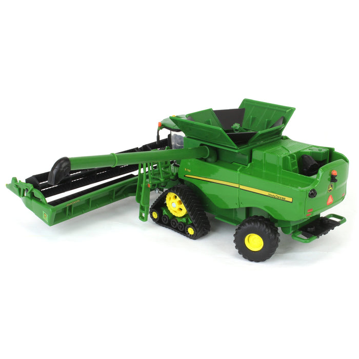 (B&D) 1/64 John Deere S780 Tracked Combine with Corn & Grain Heads, ERTL Prestige Collection - Damaged Box