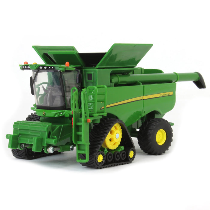 (B&D) 1/64 John Deere S780 Tracked Combine with Corn & Grain Heads, ERTL Prestige Collection - Damaged Box