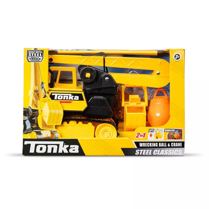 Tonka Steel Classics Crane with Wrecking Ball