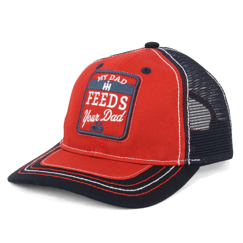 Toddler International Harvester My Dad Feeds Your Dad Trucker Cap