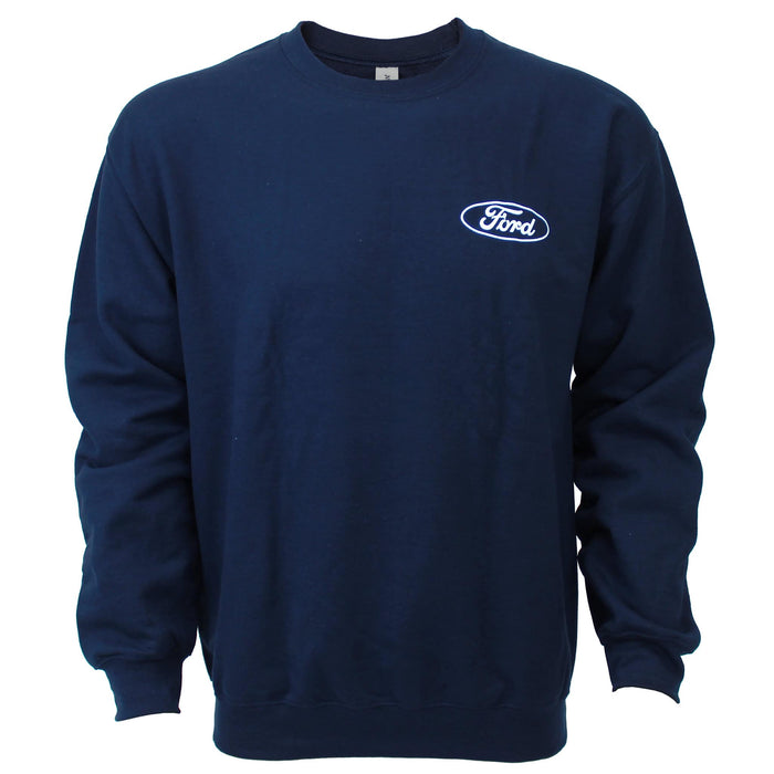 Ford FW-30 with Wing Disk Navy Crew Neck Sweatshirt