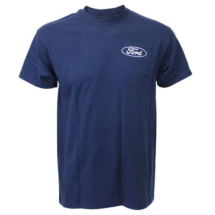 Ford FW-30 with Wing Disk Navy Short Sleeve T-Shirt