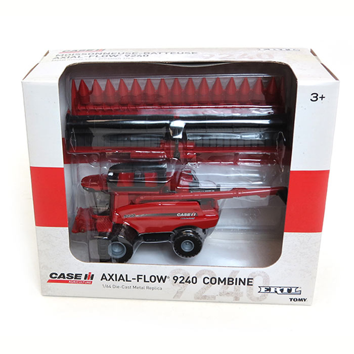 1/64 Case IH 9240 Combine with Folding Auger & New Headers