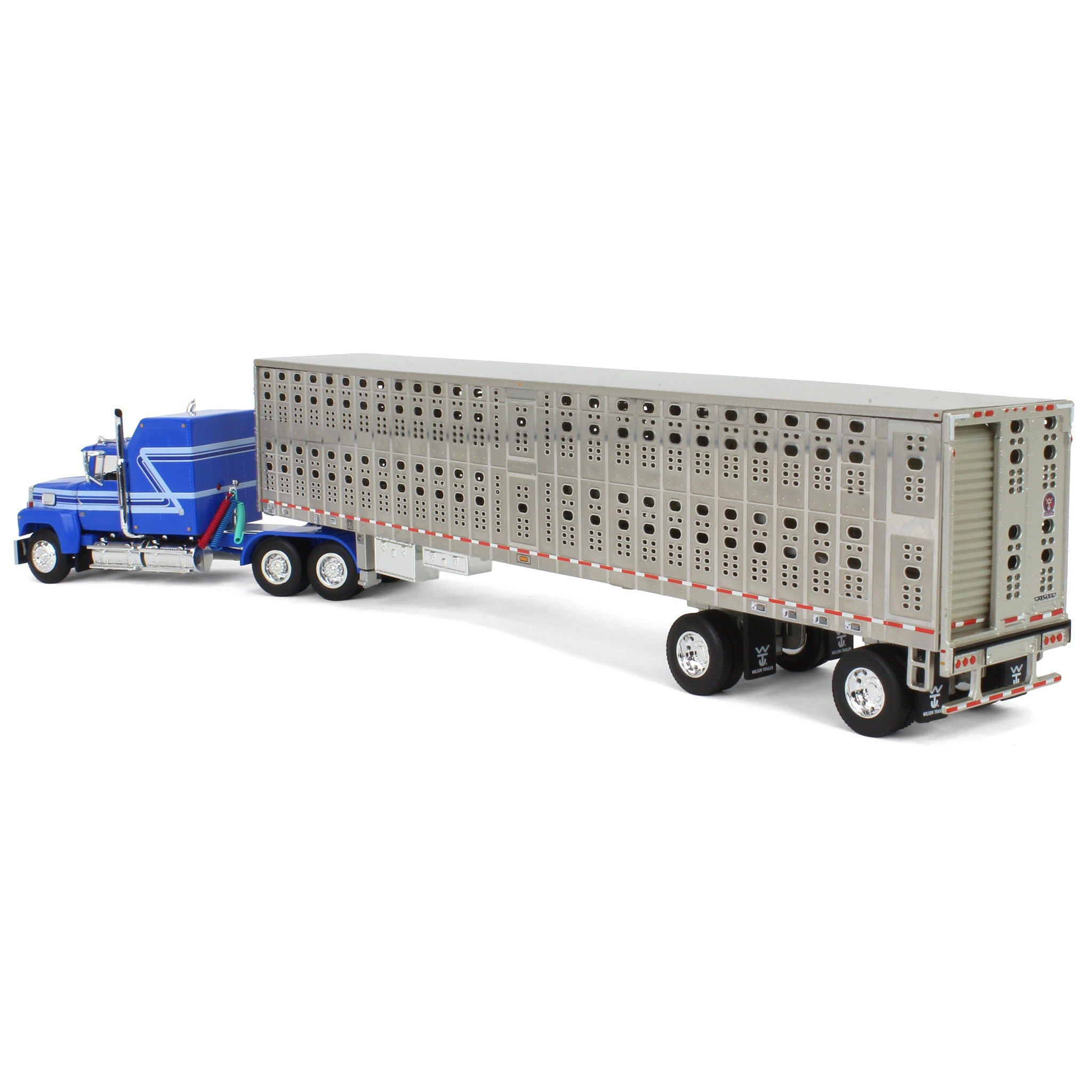 1/64 Blue Ford LTL 9000 60in Aerodyne Sleeper with Wilson