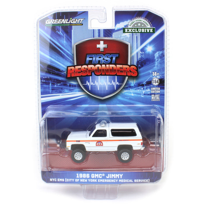 1/64 1986 GMC Jimmy, NYC EMS First Responders, Hobby Exclusive