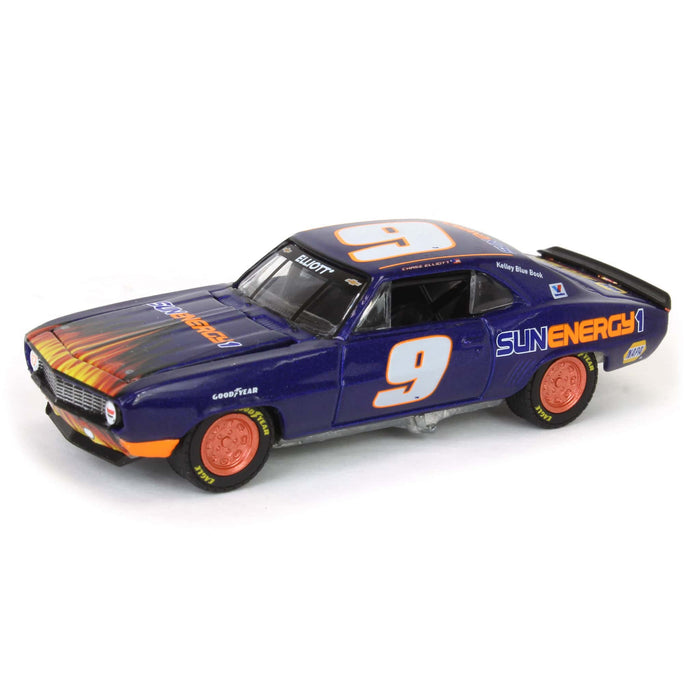 (B&D) 1/64 1969 Chevrolet Camaro, Chase Elliott, Hendrick Motorsports First Win Tribute, Hobby Exclusive - Damaged Box