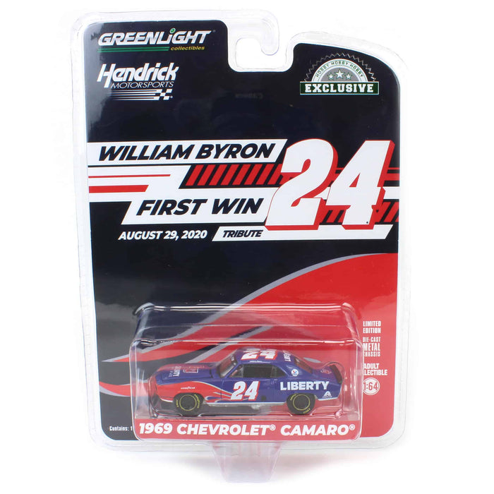 (B&D) 1/64 1969 Chevrolet Camaro, William Byron First Win Tribute, Hobby Exclusive - Damaged Box