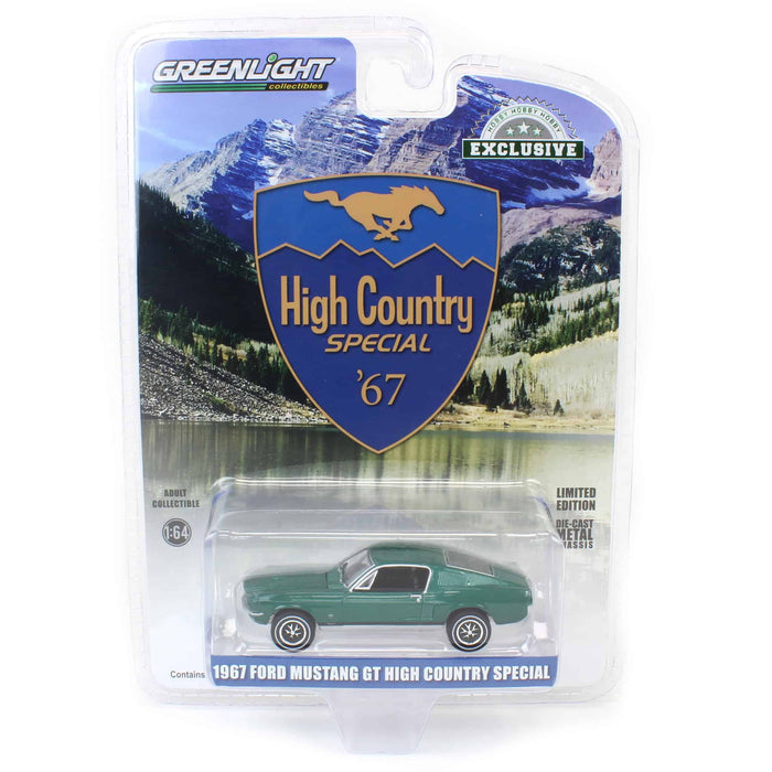 1/64 1967 Ford Mustang GT Fastback High Country Special, Timberline Green, Hobby Exclusive