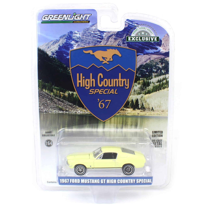 1/64 1967 Ford Mustang GT Fastback High Country Special, Aspen Gold, Hobby Exclusive