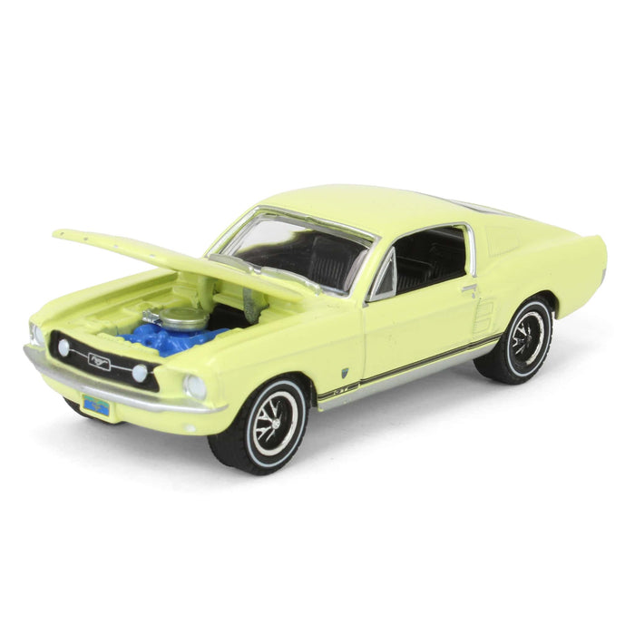 1/64 1967 Ford Mustang GT Fastback High Country Special, Aspen Gold, Hobby Exclusive