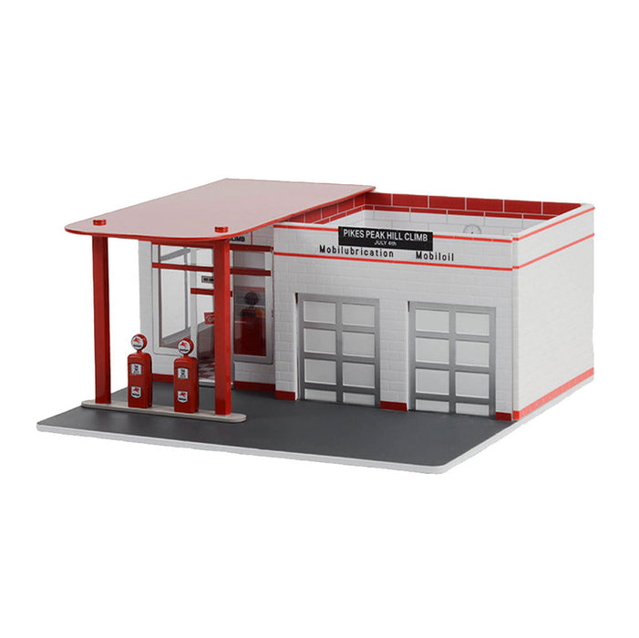 1/64 Pikes Peak Hill Climb Refueling Gas Station, Mechanics Corner Series 10