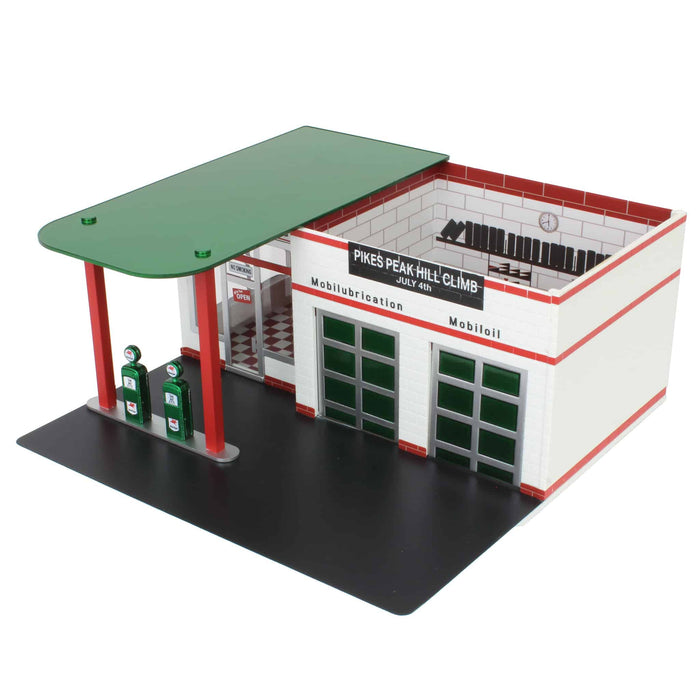 Green Chase Unit ~ 1/64 Pikes Peak Hill Climb Refueling Gas Station, Mechanics Corner Series 10