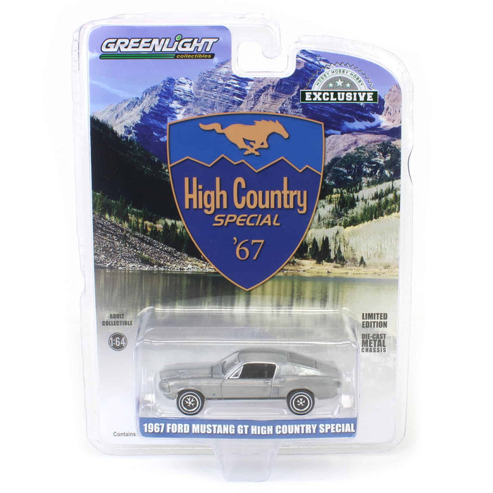 Raw Chase Unit ~ 1/64 1967 Ford Mustang GT Fastback High Country Special, Timberline Green, Hobby Exclusive