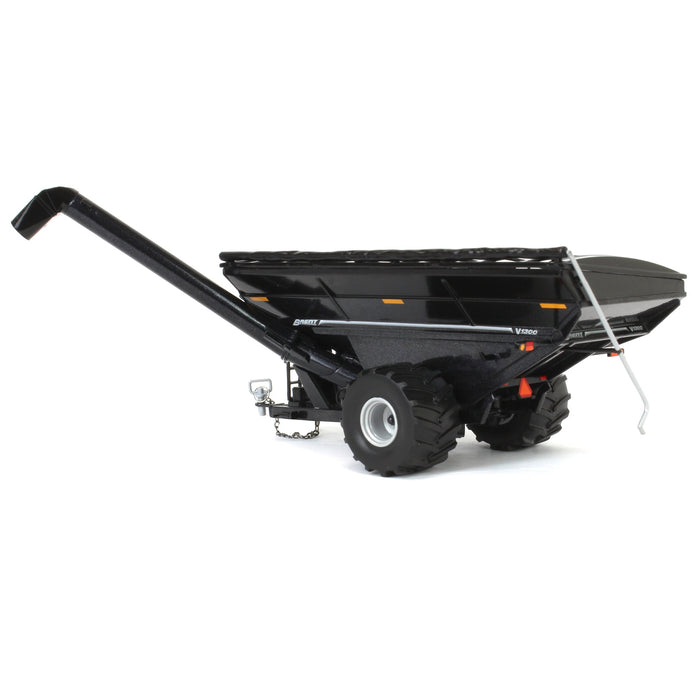 1/64 Brent V1300 Grain Cart with Flotation Tires, Metallic Black