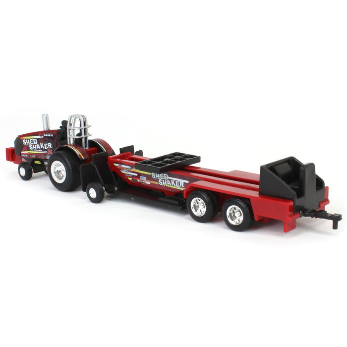 1/64 Case IH "Shed Shaker" Pulling Tractor with Sled