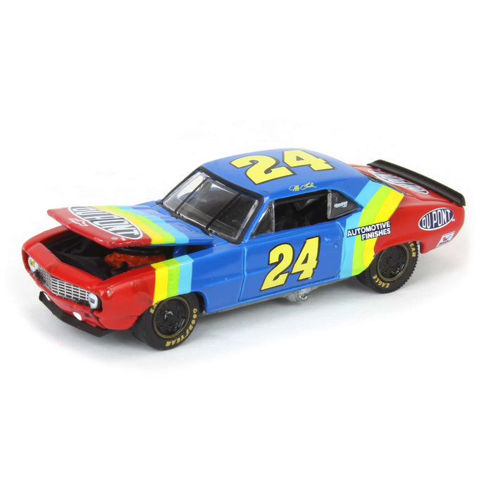 (B&D) 1/64 1969 Chevrolet Camaro, Jeff Gordon First Win Tribute, Hobby Exclusive - Damaged Box