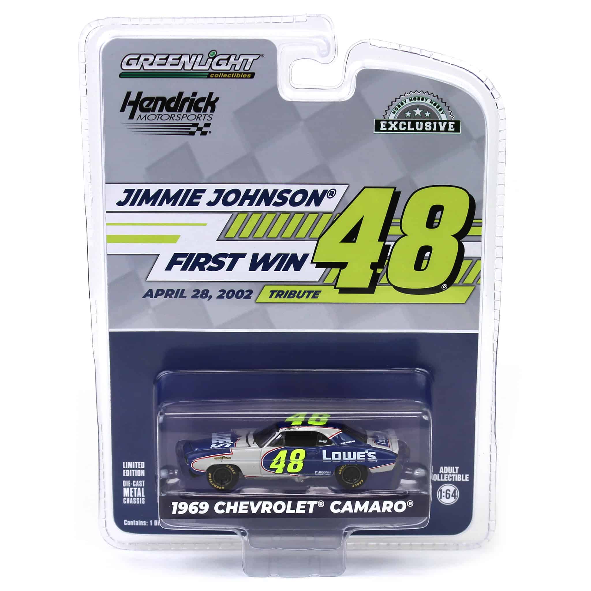 1/64 1969 Chevrolet Camaro, Jimmie Johnson First Win Tribute