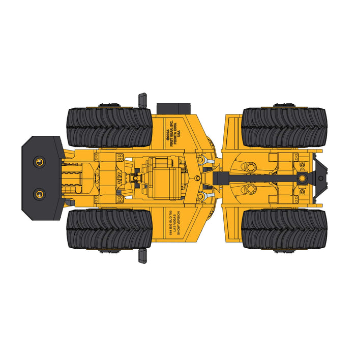 1/64 High Detail Big Bud 700 Las Vegas Yellow CE Construction Version with Titan Goodyear LSW Tires