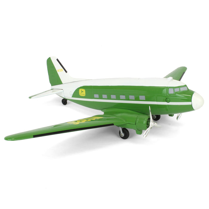 (B&D) John Deere DC-3 Airplane Bank 1994 by SpecCast, Limited Edition - Displayed