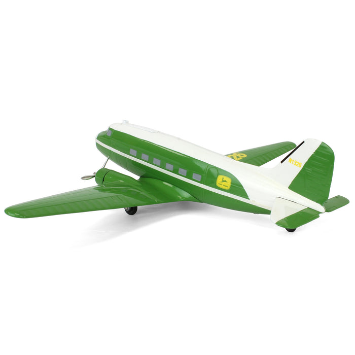 (B&D) John Deere DC-3 Airplane Bank 1994 by SpecCast, Limited Edition - Displayed