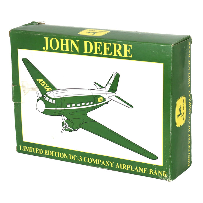 Limited Edition John Deere DC-3 Airplane Bank 1994 by SpecCast