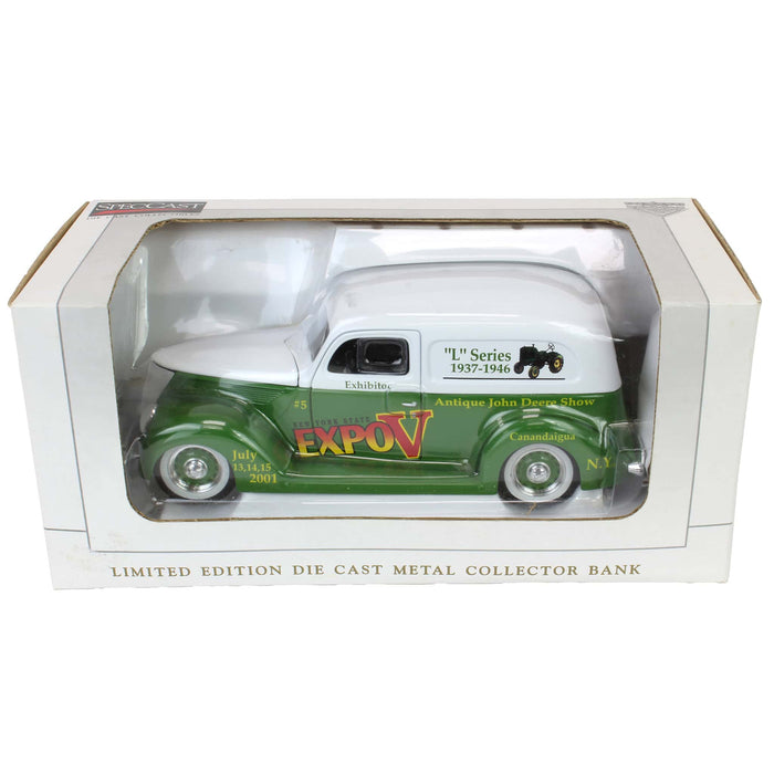 John Deere Expo V of NY State 1937 Ford Panel Car Collector's Bank