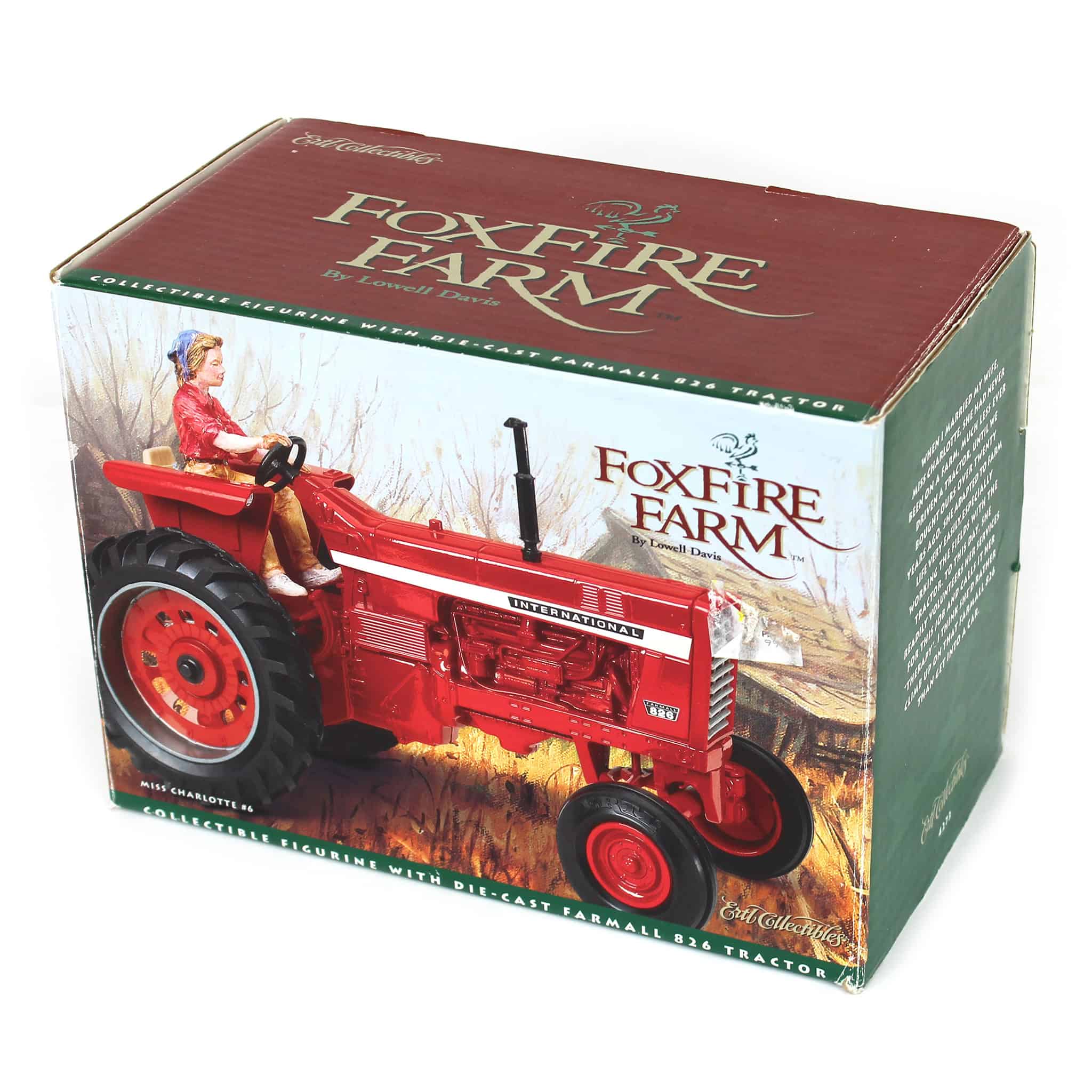 1/16 International 826 Tractor with Lowell Davis Figurine, Foxfire